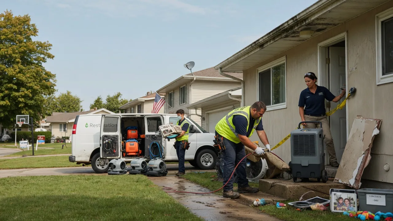 Water Damage Restoration in Indiana near me